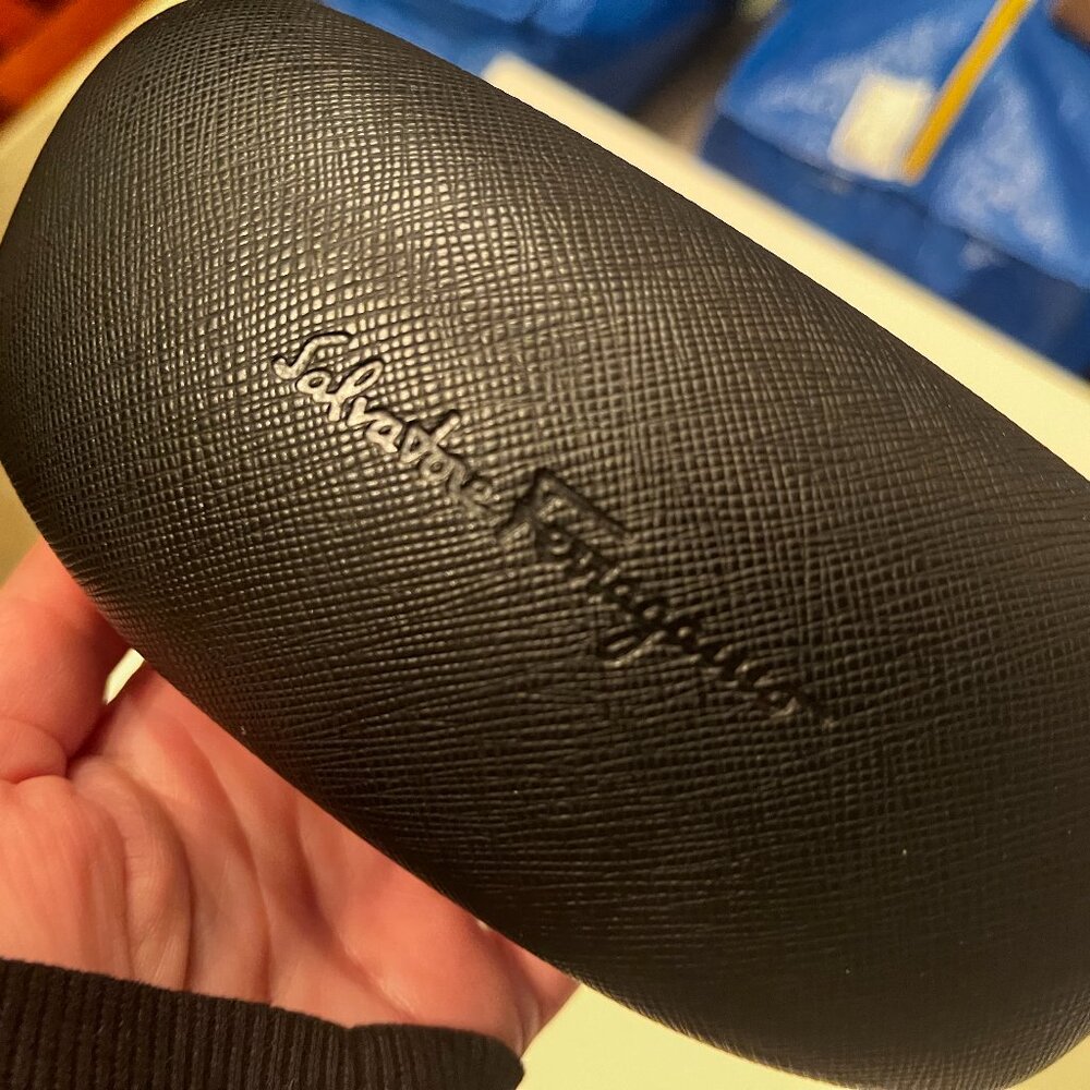 Ferragamo Black Case For Sunglasses (No Inscription Inside)